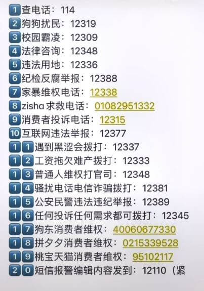 图片[2]-［此贴持续更新］消费者必须知道的电话-次元御宅