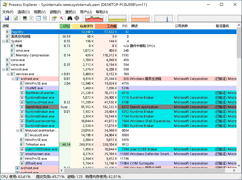 图片[1]-微软开发的ProcessExplorer高级任务管理器［中文汉化版］-次元御宅