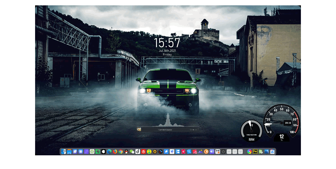 图片[1]-BitDock模仿Mac苹果电脑桌面软件-次元御宅